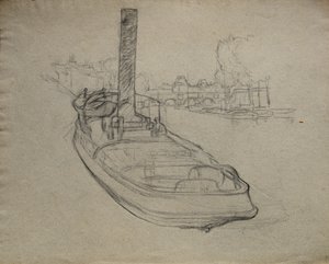 Dibujo de París de Guido Oppenheim